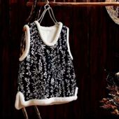 外穿百搭洋气马夹式 捡漏2025改良版 套头背心加绒加厚秋冬国风中式