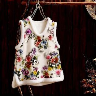 捡漏2025改良版套头背心加绒加厚秋冬国风中式外穿百搭洋气马夹式