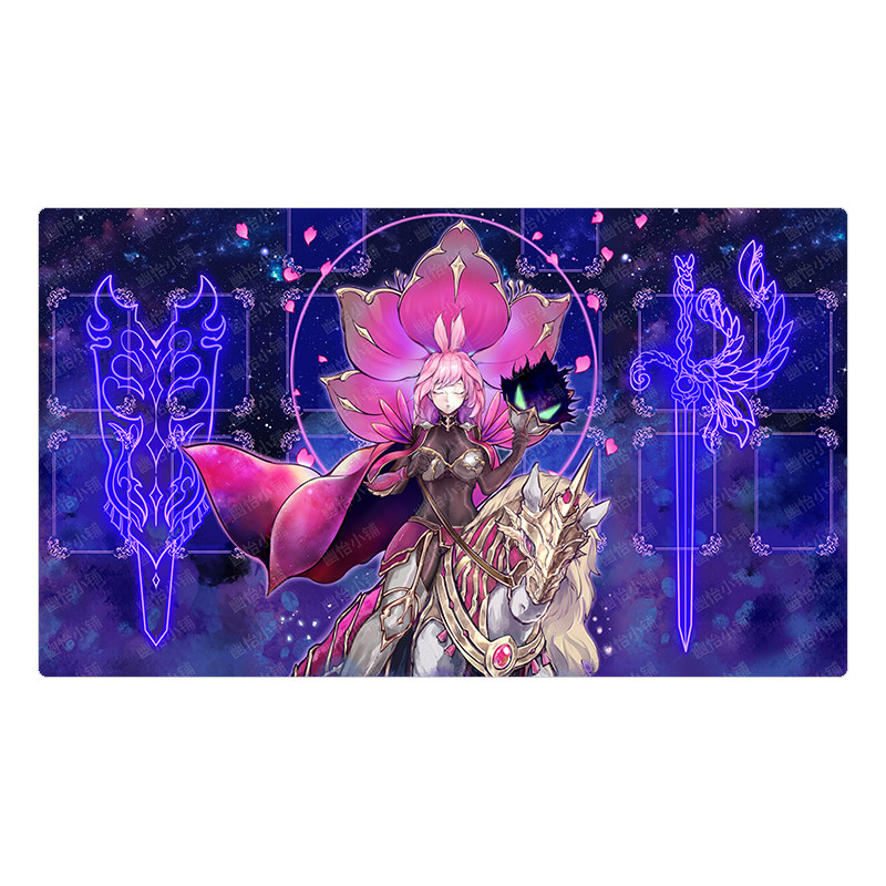 独家卡垫游戏王鲜花女男爵牌垫