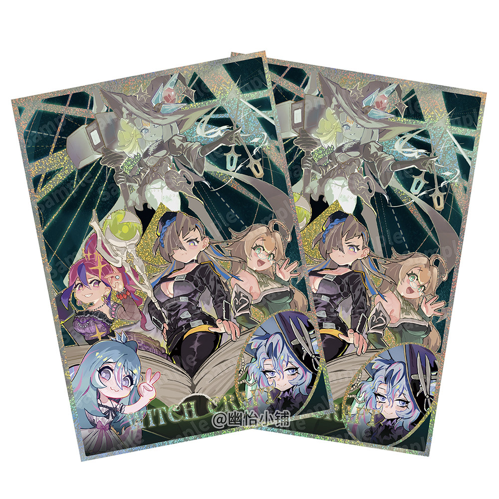 【幽怡】游戏王卡套魔女术桑德里薇儿卡牌套卡组保护套妹套63x90 - 实物图