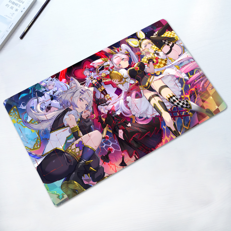 游戏王卡垫码丽丝爱丽丝卡牌垫游戏王单人垫子定制YGOplaymat
