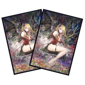 游戏王卡套红泪之魔卡牌套刻魔卡组落泪之日YGO保护套妹套63x90