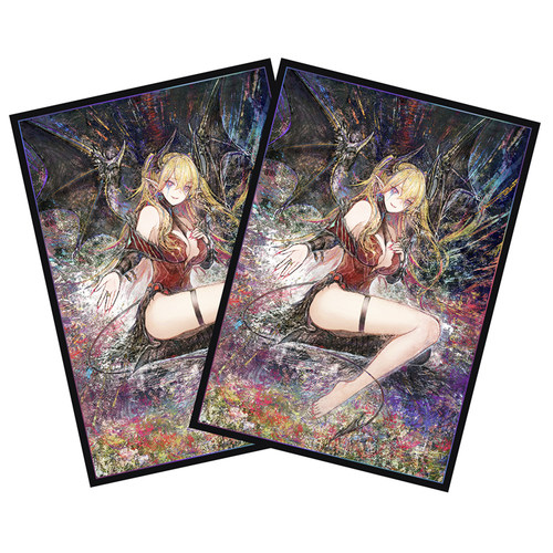 游戏王卡套红泪之魔卡牌套刻魔卡组落泪之日YGO保护套妹套63x90