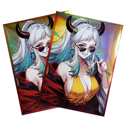 OPCG卡套海贼航海王大和卡牌套保护套闪套67x92妹套符文战场DIY