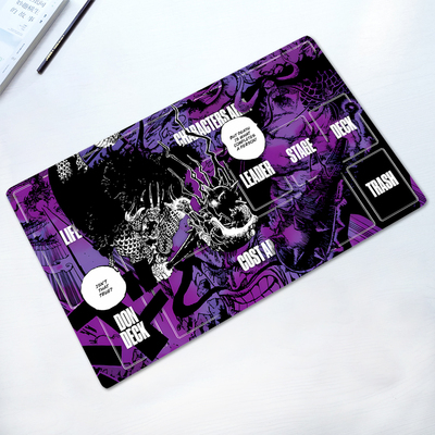 OPCG卡垫香克斯海贼diy艾尼路卡牌垫航海王单人对战桌垫子定制