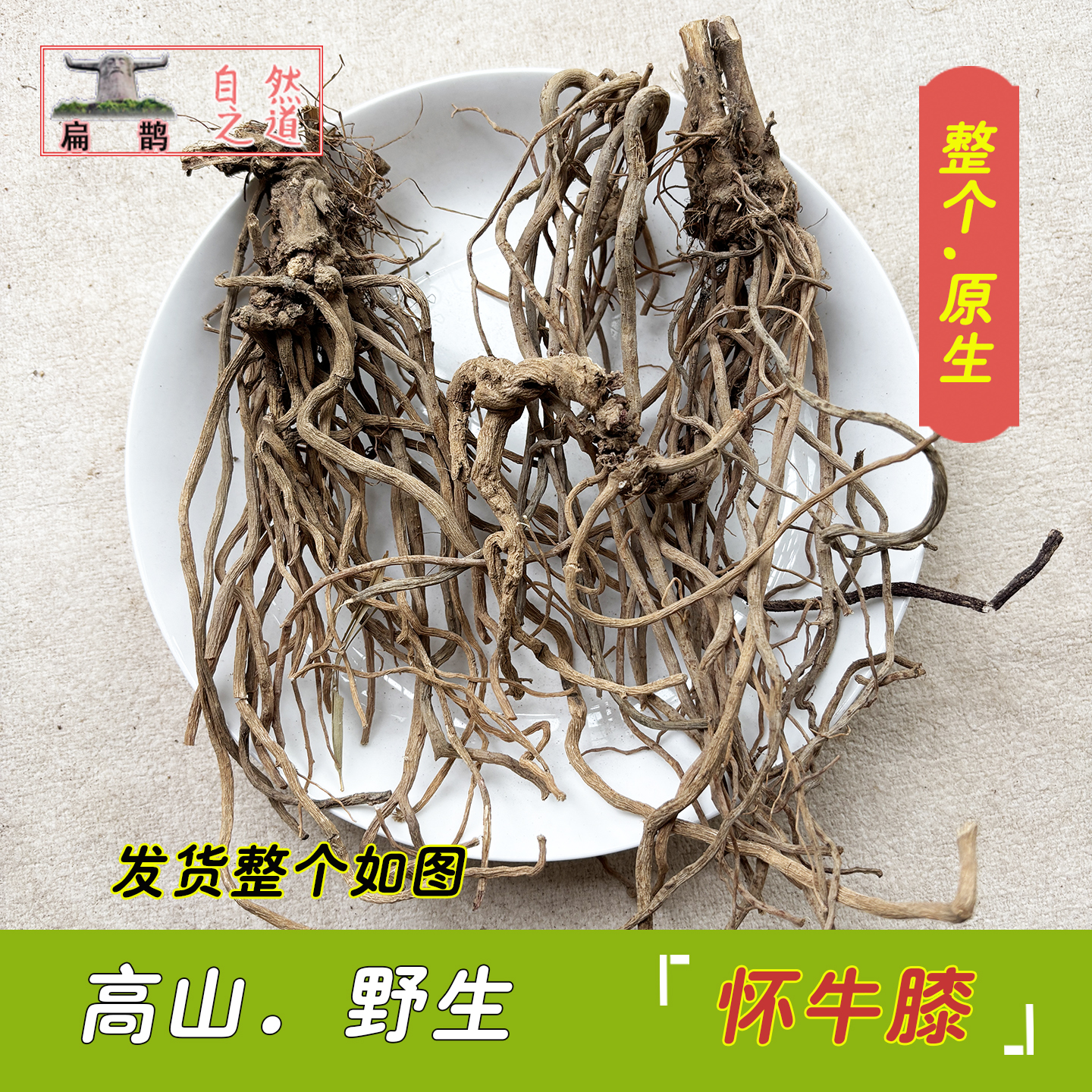神农架 怀牛膝个子250克野生药材全根泡茶炖汤泡酒滋补包邮