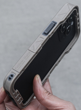 肥熊探索适用于苹果iPhone14/15/Pro/MAX/Plus/战术防摔散热手机壳Magsafe磁吸充电手机套边框保护壳保护套