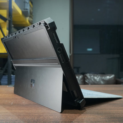 肥熊探索适用微软苏菲Surface Pro11/10/9/8/Flex平板电脑保护套防摔保护边框套军事战术保护壳散热保护套