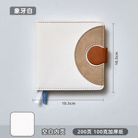 Mini pocket notebook, business office work portable notepad, travel check-in blank stamp collection notebook, thick grid diary for college students' postgraduate entrance examination study thumbnail 8