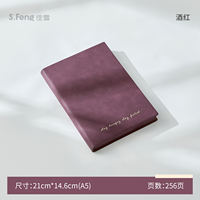 a5 notebook, high appearance level, retro soft leather adult diary, simple and exquisite customization for reading and postgraduate entrance examination, can print logo, thickened, business office work notebook, meeting record notepad thumbnail 7