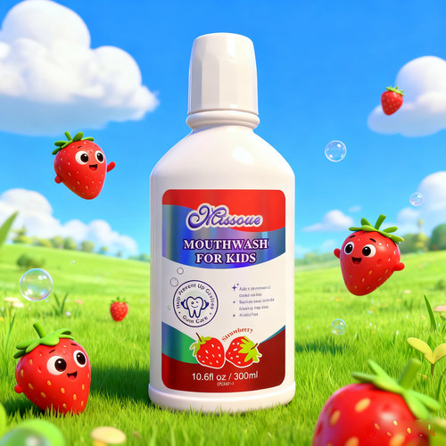 蜜语含氟漱口水儿童6到12岁以上换牙期中大童防蛀清洁小学生专用