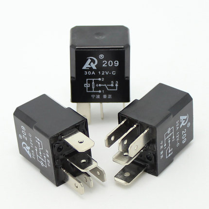 AP紫罗兰汽车继电器12V5脚日行灯雾灯油泵24V常开常闭