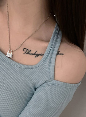 小锁原味好奶油色滴油项链