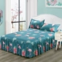 Simmons trải giường ngủ đặt giường đơn mảnh chống bụi ba mảnh đặt 1,5 m 1,8m ga trải giường trơn trượt - Váy Petti ga giường viền ren