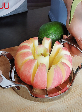 304不锈钢切水果切苹果神器家用切片切块分切分割器去核器多功能