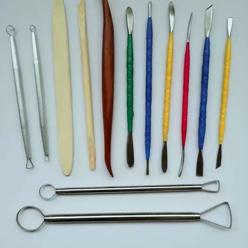 包邮13件套雕塑工具 泥塑手办雕刻刀精雕油泥模型雕刻工具套装