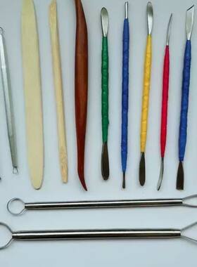包邮13件套雕塑工具 泥塑手办雕刻刀精雕油泥模型雕刻工具套装