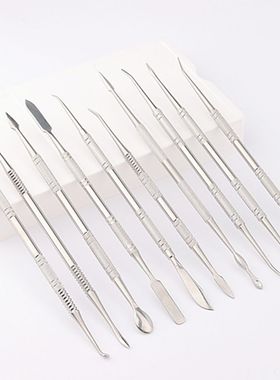 优质不锈钢雕塑泥塑精雕油泥美国土软陶工具超轻粘土石粉粘土工具