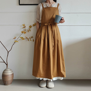 围裙餐饮厨房家用烘焙男士 做饭简约女耐磨定制logo印字 工作服新款