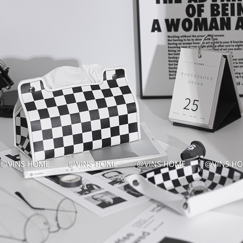 家用卫生间桌面轻奢抽纸盒纸巾盒