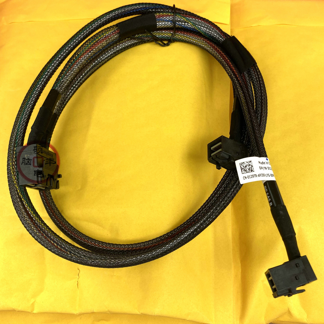 全新原厂DELL 129TR戴尔R740 R7425服务器阵列卡2.5英16盘位SAS线