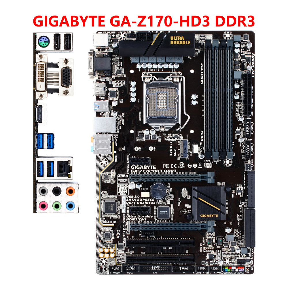 Gigabyte/技嘉 Z170 MX HD3 Z270P D3 H270 Gaming 3 5 DS3H主板