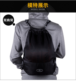 准者正品篮球包提花网眼包时尚新款双肩包装篮球足球单肩包裁判包