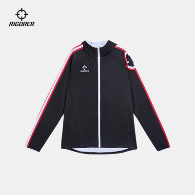 准者针织连帽外套篮球训练服