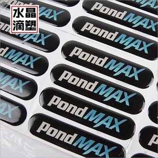 3M水晶滴塑不干胶标签印刷定制立体商标滴胶标牌定做logo标贴贴纸