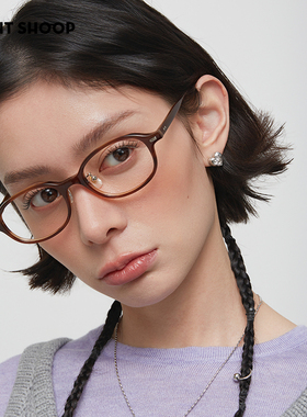 贵替！右店知识分子板材眼镜小方框窄框加高鼻托防滑高度数近视镜
