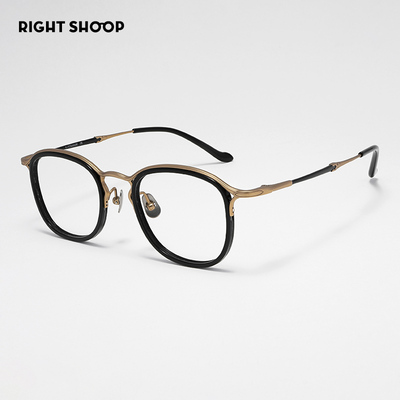 右店小众日本哥特美学纯钛眼镜框