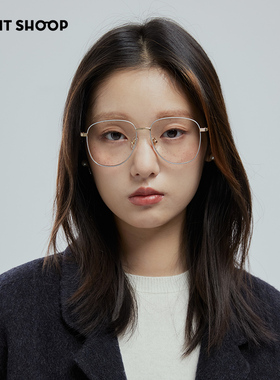 素颜显瘦！高街潮不化妆戴的眼镜手工大脸专属颜值男女款近视眼镜