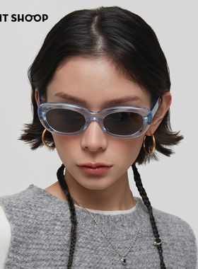 RIGHTSHOOP右店原创板材防晒UV400椭圆多巴胺配近视太阳镜墨镜架