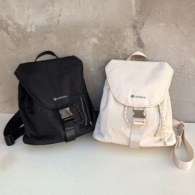 lululemon双肩包包10L Drawstring女士抽绳水桶休闲背包女包书包