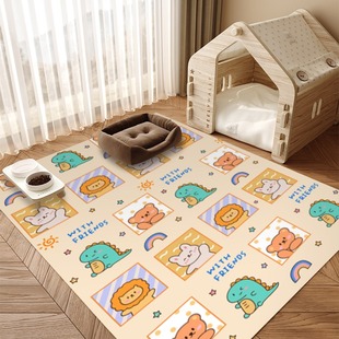 宠物地垫防水防尿pvc养狗专用围栏地毯狗狗猫咪餐垫子防滑狗笼垫