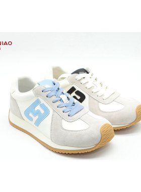 正品富贵鸟女鞋2025秋季新款时尚系带运动休闲鞋真皮X5A5011Z