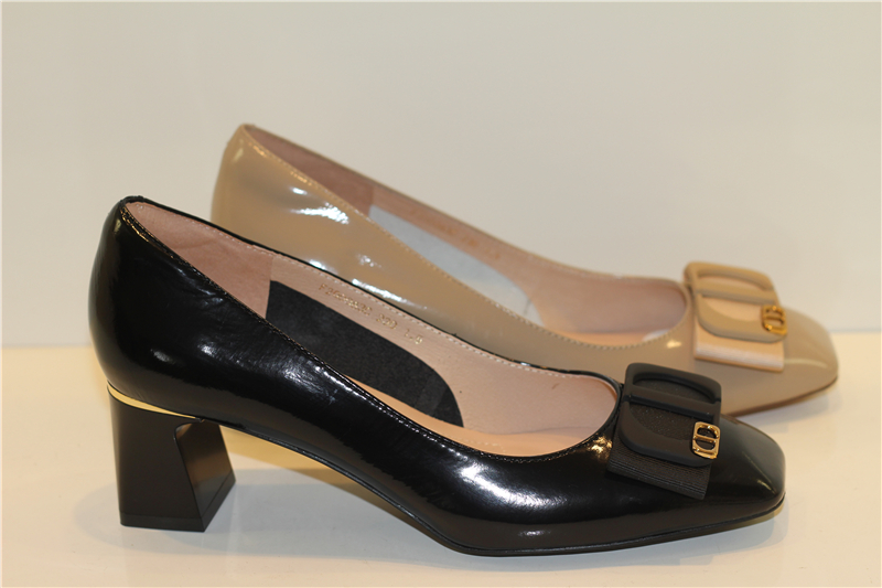 女鞋FGN/富贵鸟女单鞋真皮牛皮