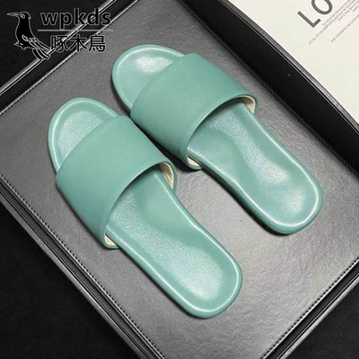 男女情侣羊皮夏季牛筋底