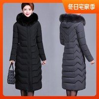 加肥灰色 加厚黑色红色其它女装棉服女冬季200斤中老年修身装新款