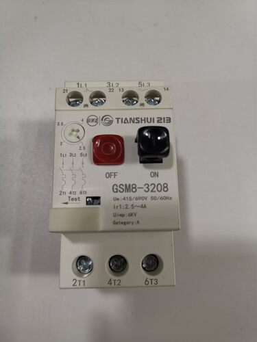 正品天水二一三断路器GSM8-3208FN11正面挂接辅助
