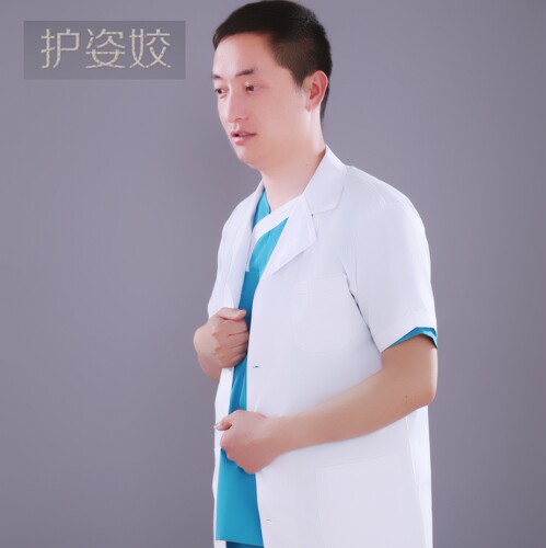 新款修身医生服大衣医师服夏装医护服短袖药房工作服YSX-03
