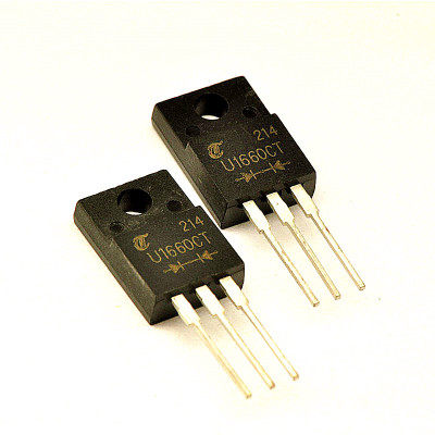 进口拆机 快恢复二极管 MURF1660CT 16A/600V TO-220F U1660G