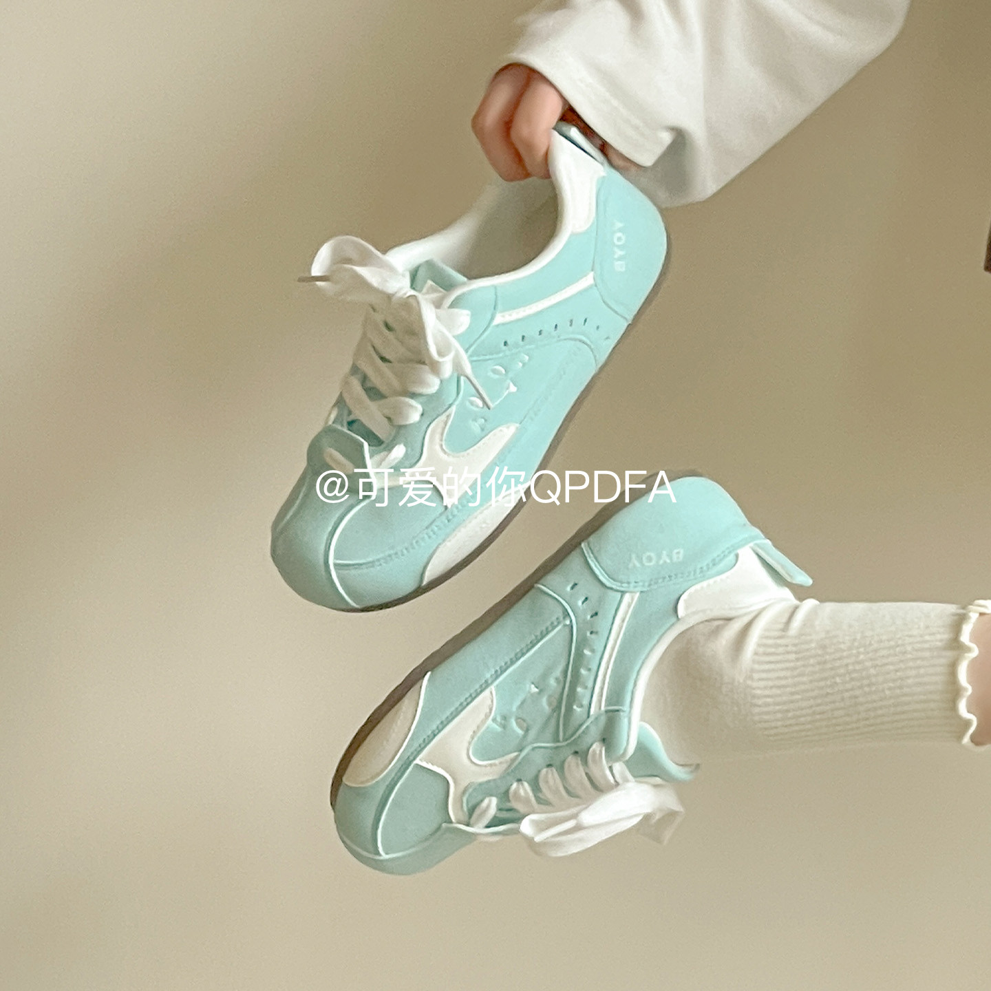 可爱的你韩系复古德训鞋子女2026新款爆款休闲板鞋学生百搭小白鞋,女鞋,时尚休闲鞋,淘宝优惠券,粉丝福利购,淘宝优惠卷