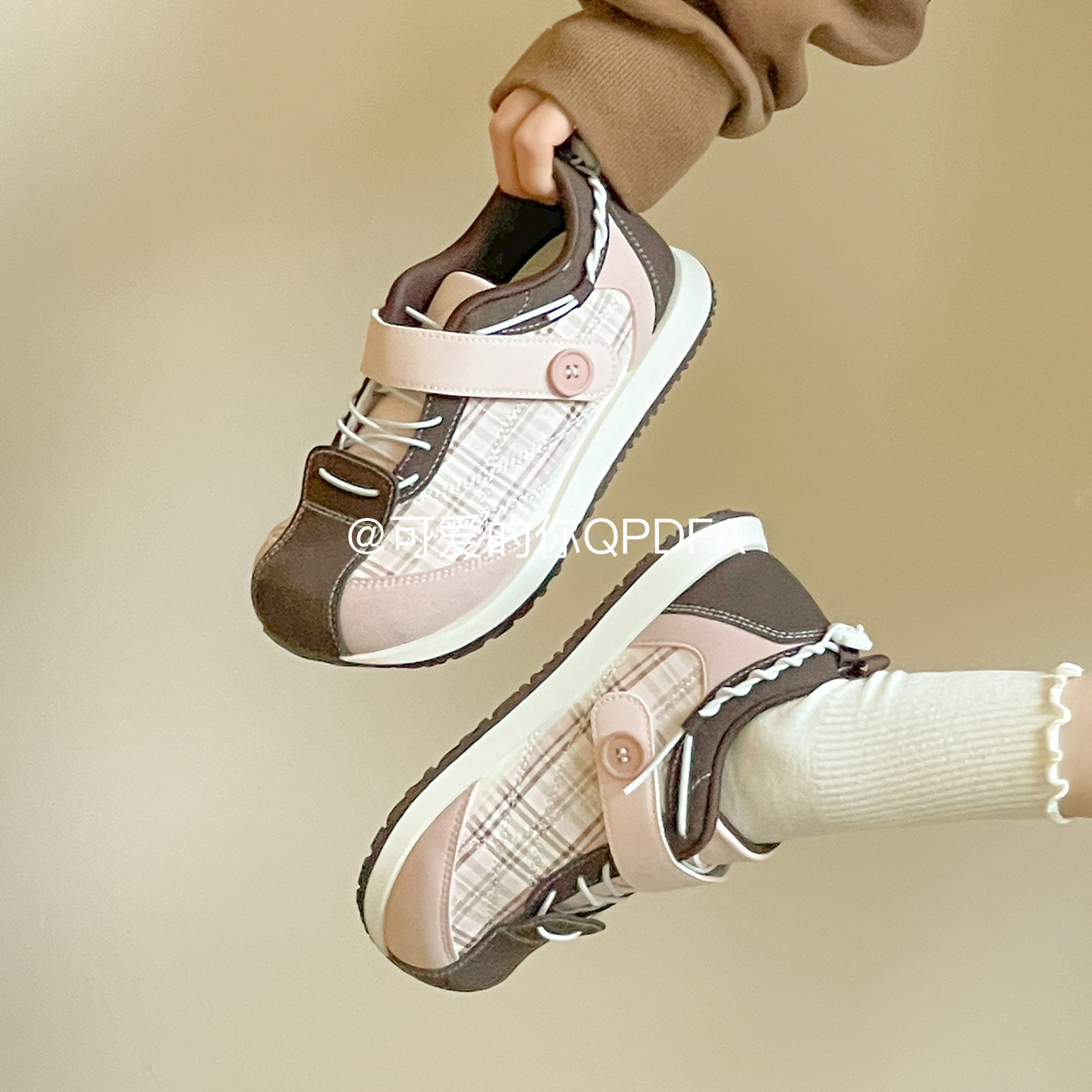 可爱的你春季厚底阿甘鞋子女2026新款爆款百搭小白鞋学生休闲板鞋,女鞋,时尚休闲鞋,淘宝优惠券,粉丝福利购,淘宝优惠卷