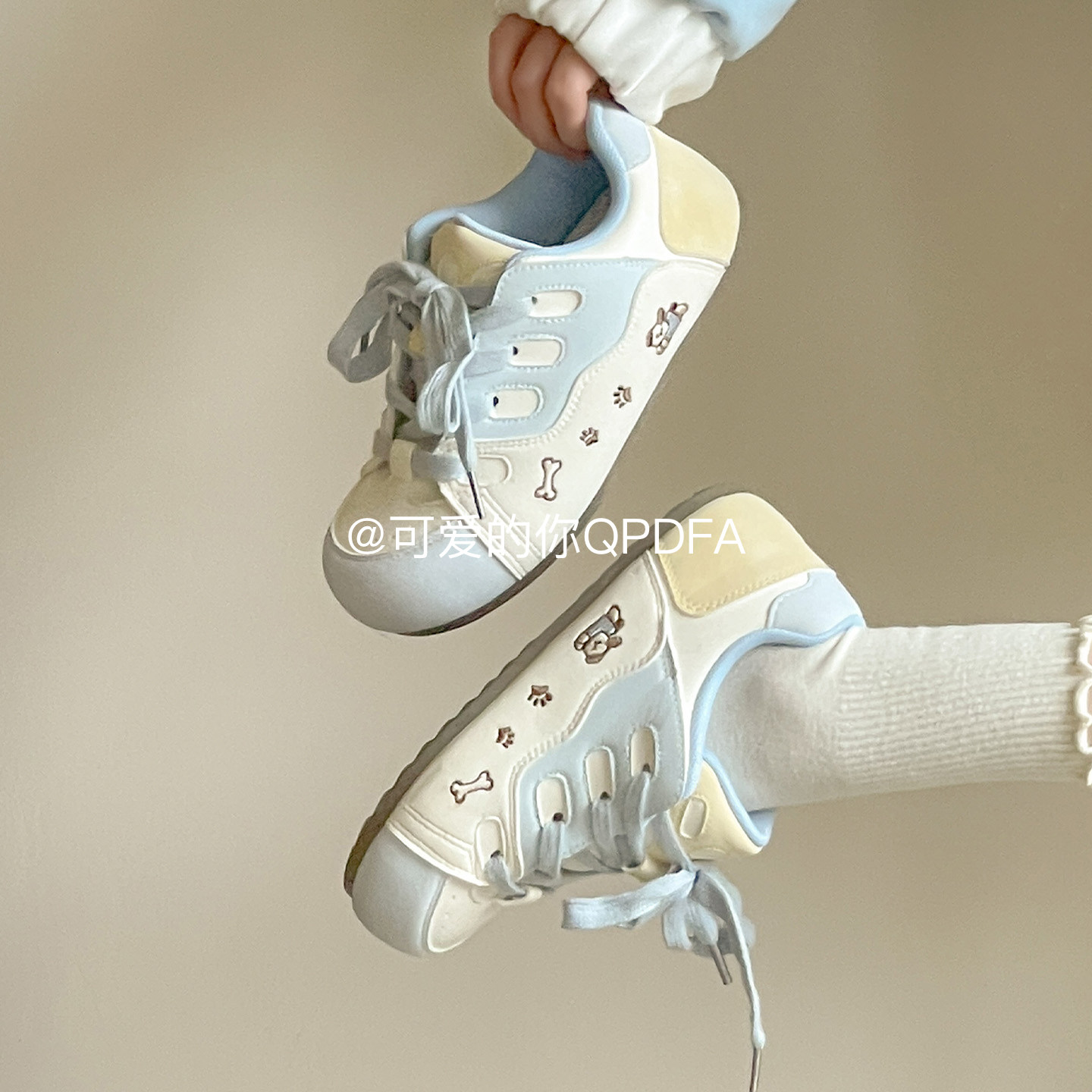 可爱的你早春厚底百搭板鞋子女2026新款韩系小白鞋休闲复古德训鞋,女鞋,时尚休闲鞋,淘宝优惠券,粉丝福利购,淘宝优惠卷