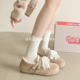 你韩系百搭小白鞋 厚底女鞋 子女2025新款 可爱 爆款 秋季 全包勃肯鞋