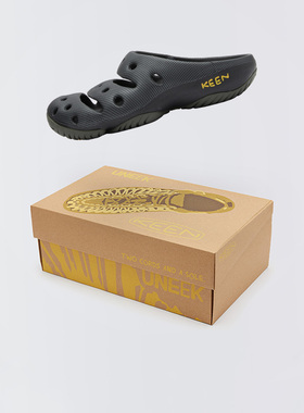 Keen/科恩Yo Gui外穿轻便洞洞鞋户外防滑凉拖鞋男石墨色1002036
