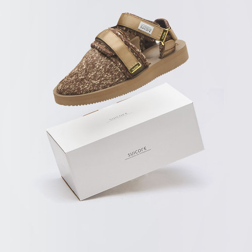 SUICOKE Not3-Vhl 日系复古系扣男一脚蹬懒人鞋OG-061VHL-BROWN