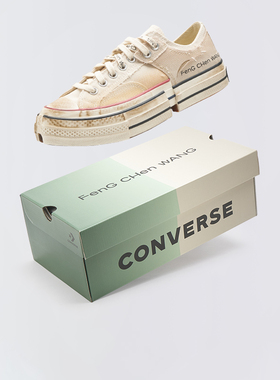 Converse/匡威1970s x Feng Chen Wang联名解构低帮帆布鞋A07718C