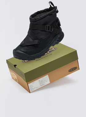 Keen/科恩 Hoodzerra II 女士抗水保暖加绒绑带雪地靴短靴1029653
